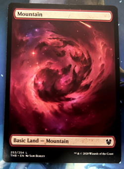 Mountain [FULL ART] - Theros Beyond Death- MTG - MINT!! Pack Fresh!! - Image 1