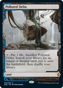 [1x] Polluted Delta Near Mint, English ZNR: Extras MTG Magic - Image 1