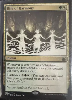 Rite of Harmony Innistrad: Midnight Hunt Regular Mtg - Image 1