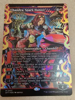 Chandra, Spark Hunter - #401 (Showcase) Aetherdrift Foil - Mtg - Image 1