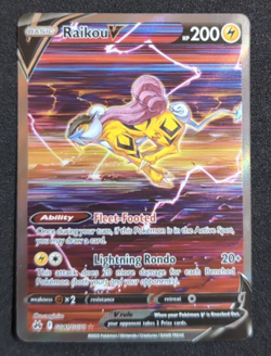 Pokemon TCG - Raikou V GG41/GG70 Crown Zenith: Galarian Gallery Holo - Image 1