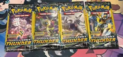 2018 Pokemon Sun & Moon Lost Thunder 3 Card Pack - Image 1