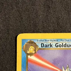 Dark Golduck 37/82 Team Rocket 1st Edition Rare 60 HP 2000 Wizards Pokemon TCG - Image 4