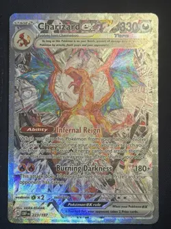 [NM-LP] Pokemon TCG Scarlet & Violet Obsidian Flames Charizard EX 223/197 - Image 1