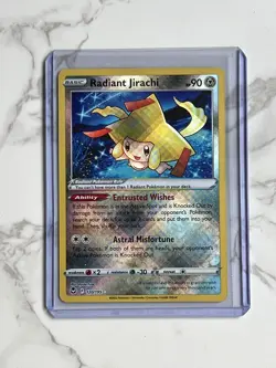 Pokemon TCG Radiant Jirachi Silver Tempest 120/195 Holo Radiant Rare NM - Image 1