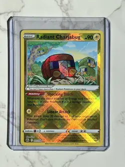 Pokemon TCG Radiant Charjabug Sword & Shield: Crown Zenith 051/159 Holo Radiant - Image 1