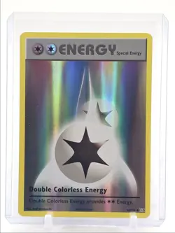 DOUBLE COLORLESS ENERGY 2016 POKEMON XY EVOLUTIONS HOLO 90/108 Q4490 - Image 1
