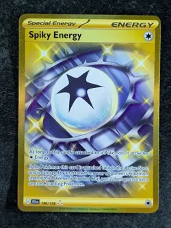2025 Pokemon SPIKY ENERGY 190/159 Journey Together Hyper Rare English - Image 1