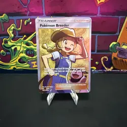 Pokemon Breeder (Full Art) Ultra Rare Shining Legends 73/73 NM - Image 1