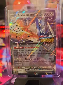 Pokemon Archaludon ex Surging Sparks Stamped Promo Holo 130/191 - Image 2