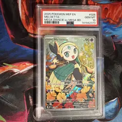 2025 POKEMON MEP MEGA DIANCIE EX MEGA BATTLE DECK MELOETTA PSA 10 - Image 1