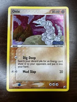 Onix 65/115 Reverse Holo, 2005 Unseen Forces, Pokemon TCG - Image 1