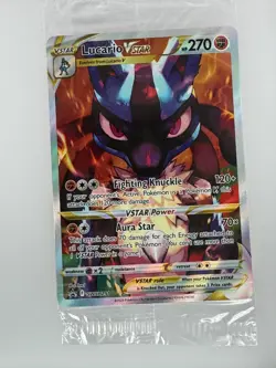 2019 Pokemon SWSH Black Star Lucario VSTAR (SEALED) SWSH291 NM - Image 1