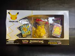 Pokemon TCG Celebrations Premium Figure Collection Pikachu VMAX - Damaged Sealed 820650809408 - Image 1