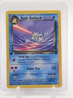 DARK GOLDUCK 2000 POKEMON TEAM ROCKET 1ST EDITION UNCOMMON 37/82 Q3423 - Image 1