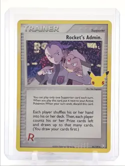ROCKET'S ADMIN 2021 POKEMON SWSH CELEBRATIONS CLASSIC HOLO 86/109 Q4490 - Image 1