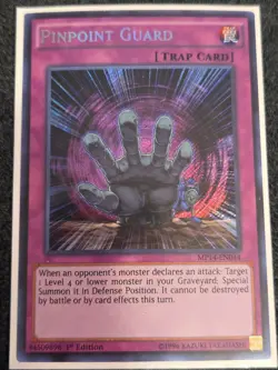 YUGIOH - Pinpoint Guard - MP14-EN044 - Secret Rare - 1st Edition - VLP - Image 1