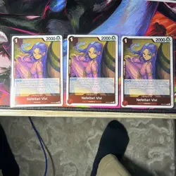 One Piece - Nefeltari Vivi OP13-012 R Foil Playset (x3) - Carrying on His Will - Image 1