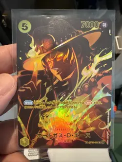 ONE PIECE Portgas D. Ace SP Alt Art ST13-011 SR Legacy of the Master Japanese - Image 1