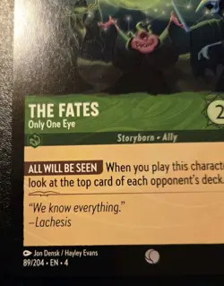 The Fates - Only One Eye 89/204 Common Ursula's Return Disney Lorcana TCG - Image 4