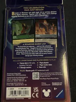 Disney Lorcana Shimmering Skies Emerald & Steel Starter Deck - Scar & Kronk New - Image 2