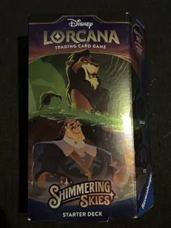 Disney Lorcana Shimmering Skies Emerald & Steel Starter Deck - Scar & Kronk New - Image 3