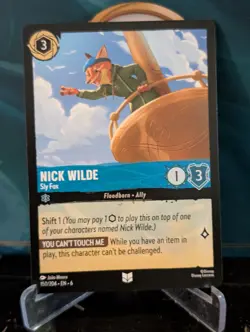 Disney Lorcana TCG - Azurite Sea: Nick Wilde (150/204) - Uncommon - Non Foil - Image 1