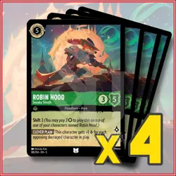 Disney Lorcana: 2024 Robin Hood Sneaky Sleuth 88/204 x4 | Uncommon - Image 1