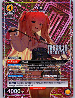 Yuni (27) R* Alt Art Nikke Goddess Of Victory Union Arena TCG English - Image 1