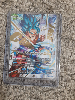 2017 Dragon Ball Super Super Saiyan Blue Son Goku Coming Soon BT1-030 Card - Image 1