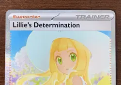 Lillie's Determination SIR 184/132 Pokemon TCG Mega Evolution Holo Card NM - Image 2