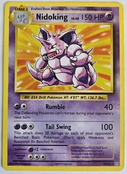 Nidoking 45/108 Non Holo Theme Deck Exclusive XY Evolutions Pokemon Card HP - Image 1