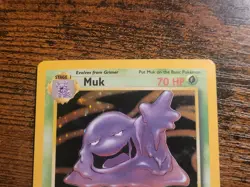 Pokemon TCG Muk Holo Rare Card 13/62 Fossil - Image 3