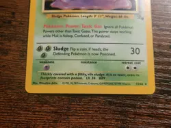 Pokemon TCG Muk Holo Rare Card 13/62 Fossil - Image 5