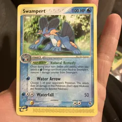 Pokemon TCG Swampert EX Ruby and Sapphire Card 23/109 Regular Rare - Image 1