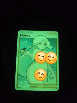 Melony Custom Pokemon Glow In The Dark Waifu/ trainer Card Fan Art - Image 2