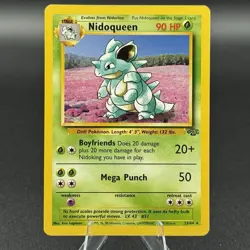 Nidoqueen 23/64 Jungle Rare Non-Holo Vintage Pokemon TCG Card - Image 1