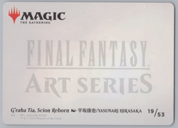 MTG - Final Fantasy - G'raha Tia, Scion Reborn Art Card #19 -g569 - Image 2