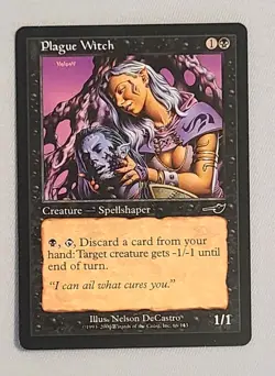 Plague Witch Nemesis #66 MTG Magic the Gathering - Image 1