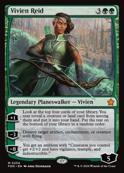 Vivien Reid- Foundations Foil MTG-NM - Image 1