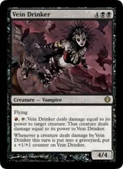 1x Vein Drinker - Foil Light Play, English Shards of Alara MTG Magic - Image 1
