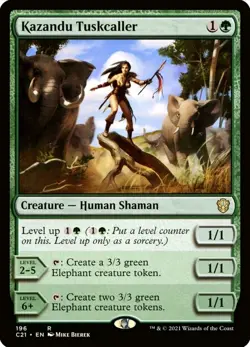 X 1 Kazandu Tuskcaller NM-M Commander 196 MTG Magic The Gathering - Image 1