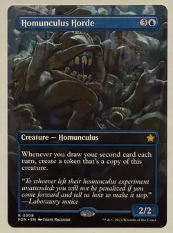 Homunculus Horde Borderless - Foundations MTG Magic the Gathering - Image 1