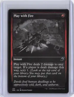 MTG Innistrad: Double Feature #154 Play with Fire Uncommon - Image 1
