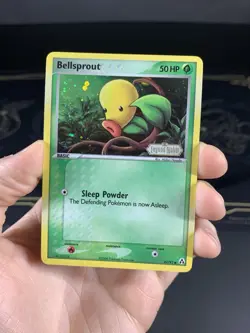 Pokemon Card Ex Legend Maker Bellsprout 49/92 2006 Reverse Stamped Holo NM - Image 2