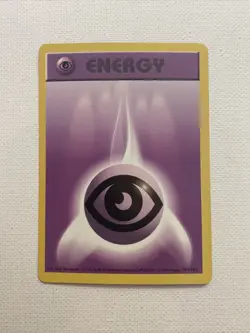 1999 Pokemon WOTC Base Set Shadowless Psychic Energy 101/102 - Image 1