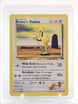 BLAINE'S DODUO 2000 POKEMON GYM CHALLENGE COMMON 61/132 Q3423 - Image 1