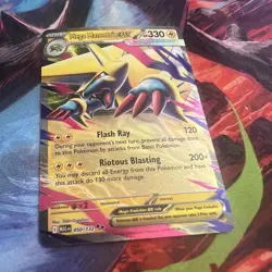 Pokemon Mega Manectric ex 050/132 Me01: Mega Evolution Double Rare Holo - Image 1