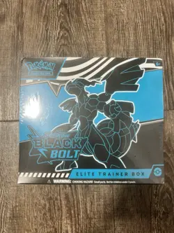 Pokemon TCG Scarlet & Violet Black Bolt Elite Trainer Box Zekrom 2024 English - Image 1