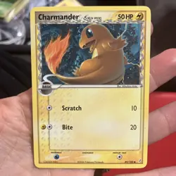 Pokemon TCG Charmander 49/100 Delta Species EX Crystal Guardians Non Holo - Image 1